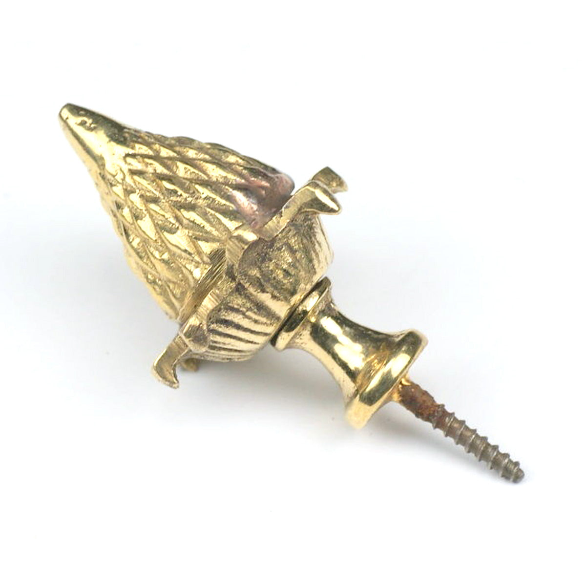 BRASS Acorn finial clock cases decoration 53mm high old clocks  long case mantle